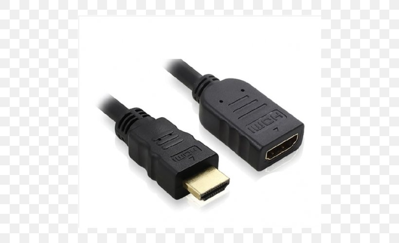 HDMI Electrical Cable Electrical Connector Ethernet DisplayPort, PNG, 500x500px, Hdmi, Adapter, American Wire Gauge, Cable, Data Transfer Cable Download Free