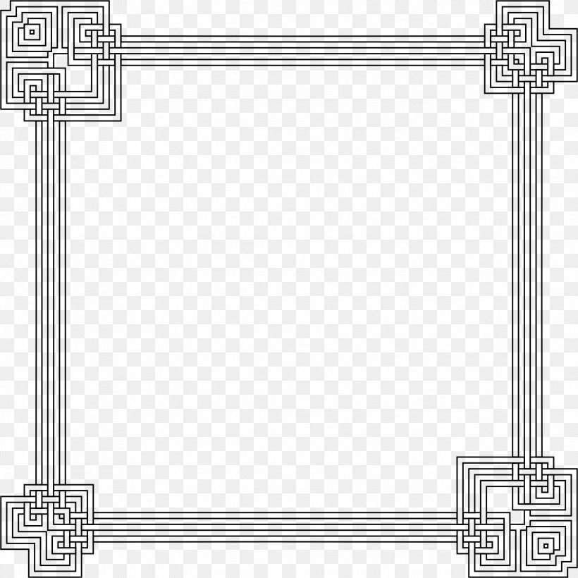 Picture Frames Diagram Clip Art, PNG, 2328x2328px, Picture Frames, Black And White, Diagram, Hardware Accessory, Ornamental Plant Download Free