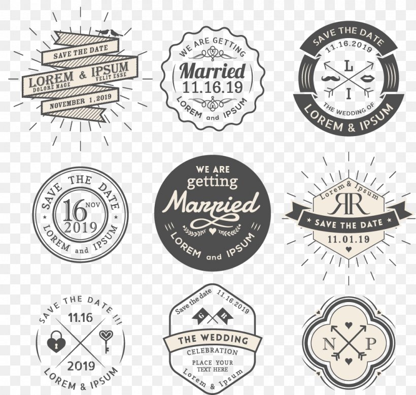 Wedding Invitation Logo Vintage Clothing, PNG, 1070x1016px, Wedding Invitation, Badge, Brand, Emblem, Label Download Free
