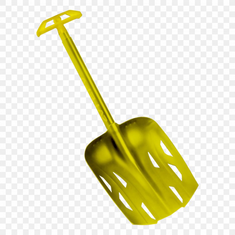 Yellow Shovel, PNG, 2800x2800px, Watercolor, Paint, Shovel, Wet Ink, Yellow Download Free