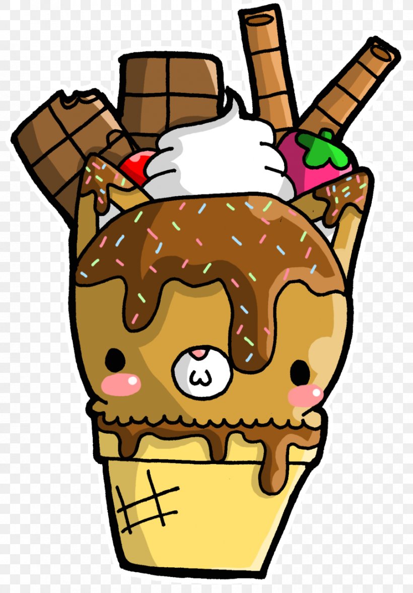 Ice Cream Cone Sundae Cupcake, PNG, 900x1292px, Ice Cream, Art, Artwork, Cartoon, Chocolate Ice Cream Download Free
