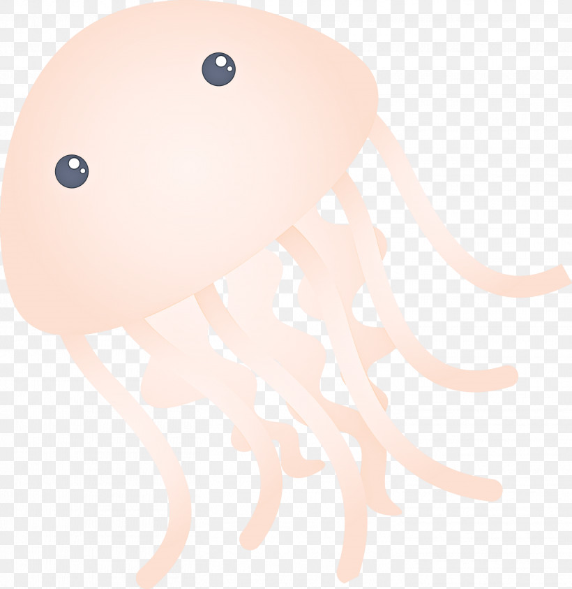 Octopus Cartoon Head Nose Cnidaria, PNG, 2918x3000px, Octopus, Cartoon, Cnidaria, Head, Jellyfish Download Free