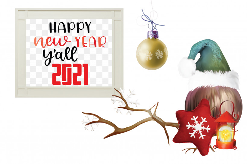 2021 Happy New Year 2021 New Year 2021 Wishes, PNG, 3000x1999px, 2021 Happy New Year, 2021 New Year, 2021 Wishes, Christmas Day, Christmas Ornament Download Free