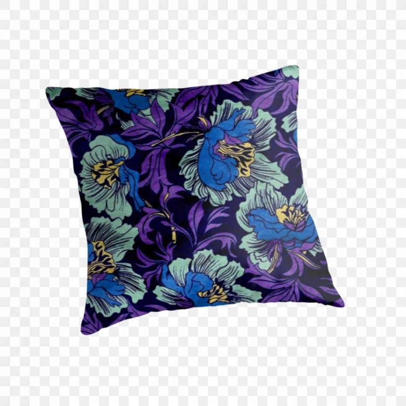 Throw Pillows Cushion Purple Blue, PNG, 875x875px, Throw Pillows, Blue, Cushion, Flower, Key Chains Download Free