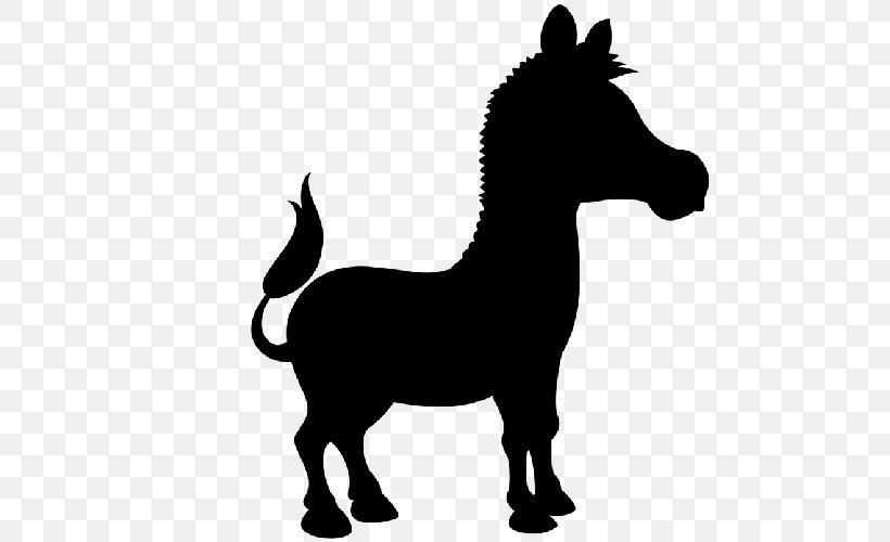 Foal Mustang Stallion Pony Donkey, PNG, 500x500px, Foal, Animal Figure, Blackandwhite, Colt, Colts Manufacturing Company Download Free