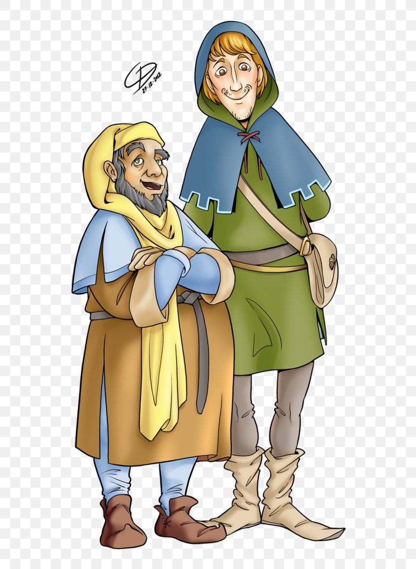 Middle Ages Peasant Medieval People Clip Art, PNG, 713x1120px, Watercolor, Cartoon, Flower, Frame, Heart Download Free