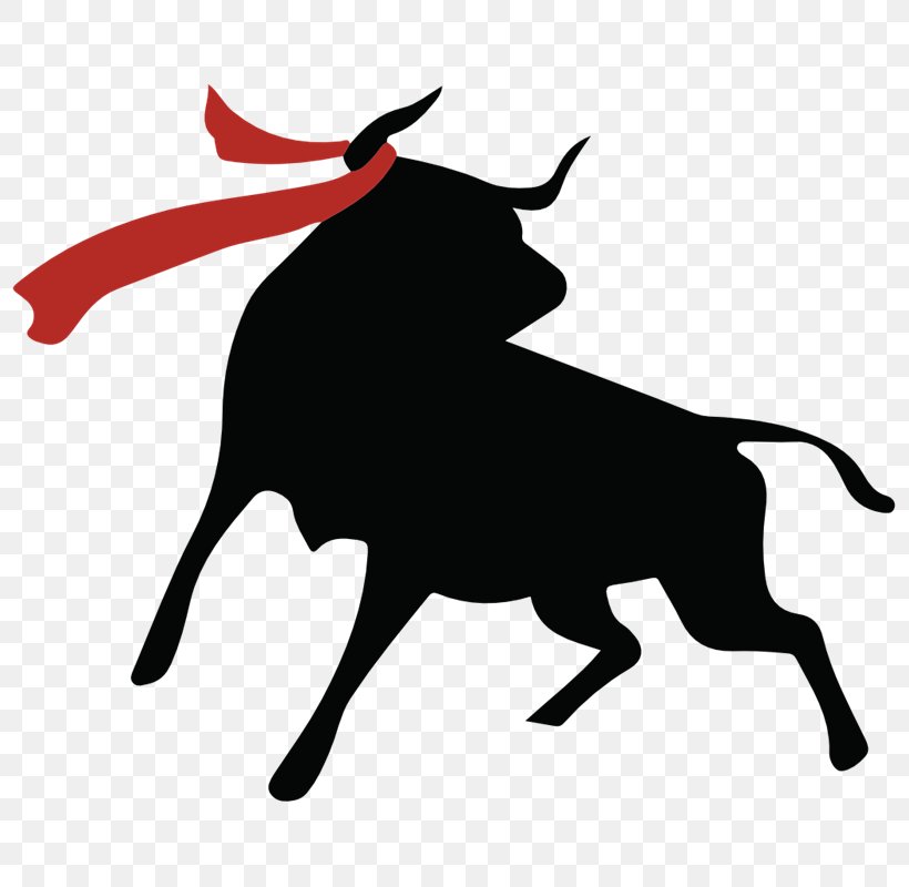 Clip Art Bull, PNG, 800x800px, Bull, Black, Black And White, Carnivoran, Cattle Download Free