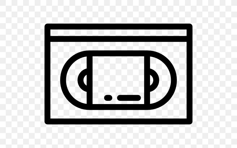 Magnetic Tape Video, PNG, 512x512px, Magnetic Tape, Area, Backup, Black And White, Brand Download Free