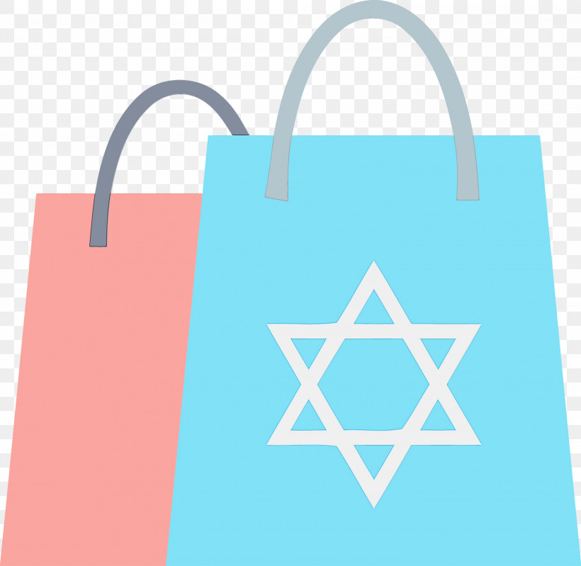 Shopping Bag, PNG, 3000x2925px, Happy Hanukkah, Aqua, Azure, Bag, Blue Download Free