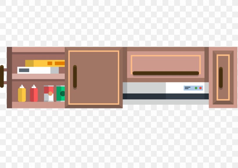 Kitchen Cabinet Interior Design Services, PNG, 842x595px, Kitchen, Area, Building, Cartoon, Flat Design Download Free