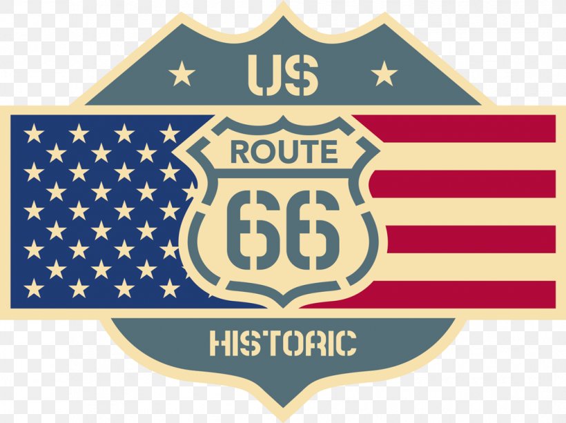 U.S. Route 66 Sticker Car Decal Logo, PNG, 1070x800px, Us Route 66, Area, Brand, Car, Crest Download Free