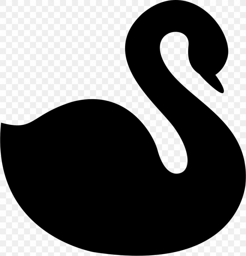 Bird Black Swan Clip Art, PNG, 944x981px, Bird, Animal, Beak, Black And White, Black Swan Download Free