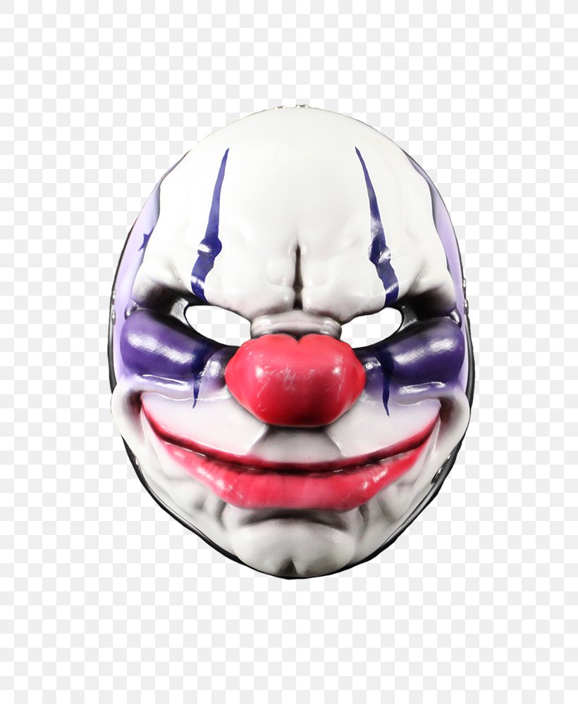 Payday 2 Payday: The Heist Mask Overkill Software Video Game, PNG, 749x1000px, Payday 2, Character, Clown, Costume, Costume Party Download Free