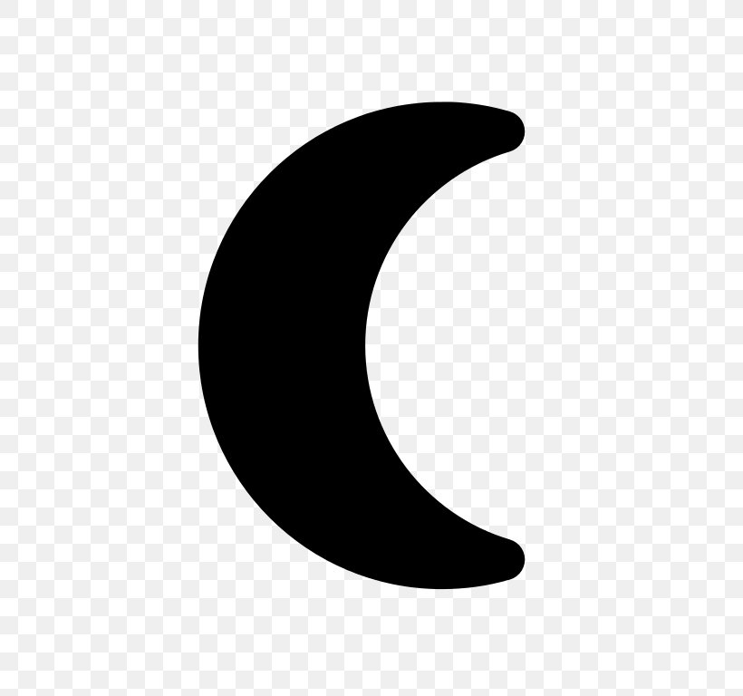 Crescent Moon, PNG, 768x768px, Crescent, Black, Black And White, Button, Logo Download Free