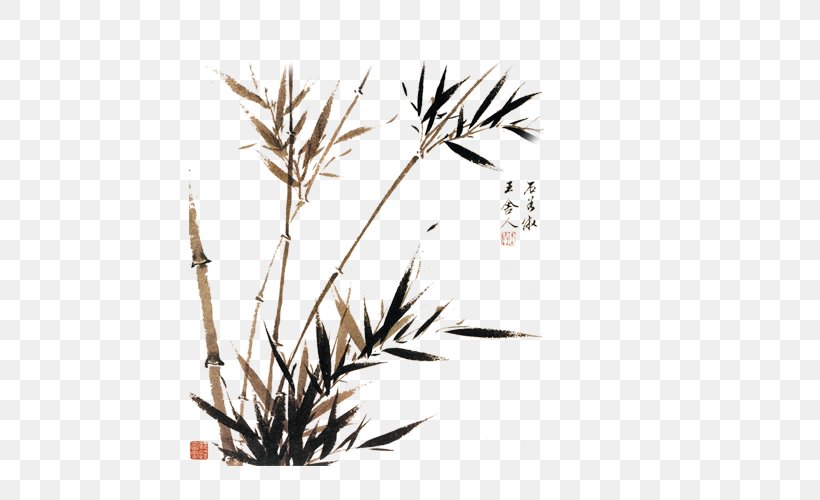 Fengzhu Manual Of The Mustard Seed Garden Bamboo Chinese Painting, PNG, 500x500px, Fengzhu, Art, Bamboo, Bamboo Painting, Bambusa Oldhamii Download Free