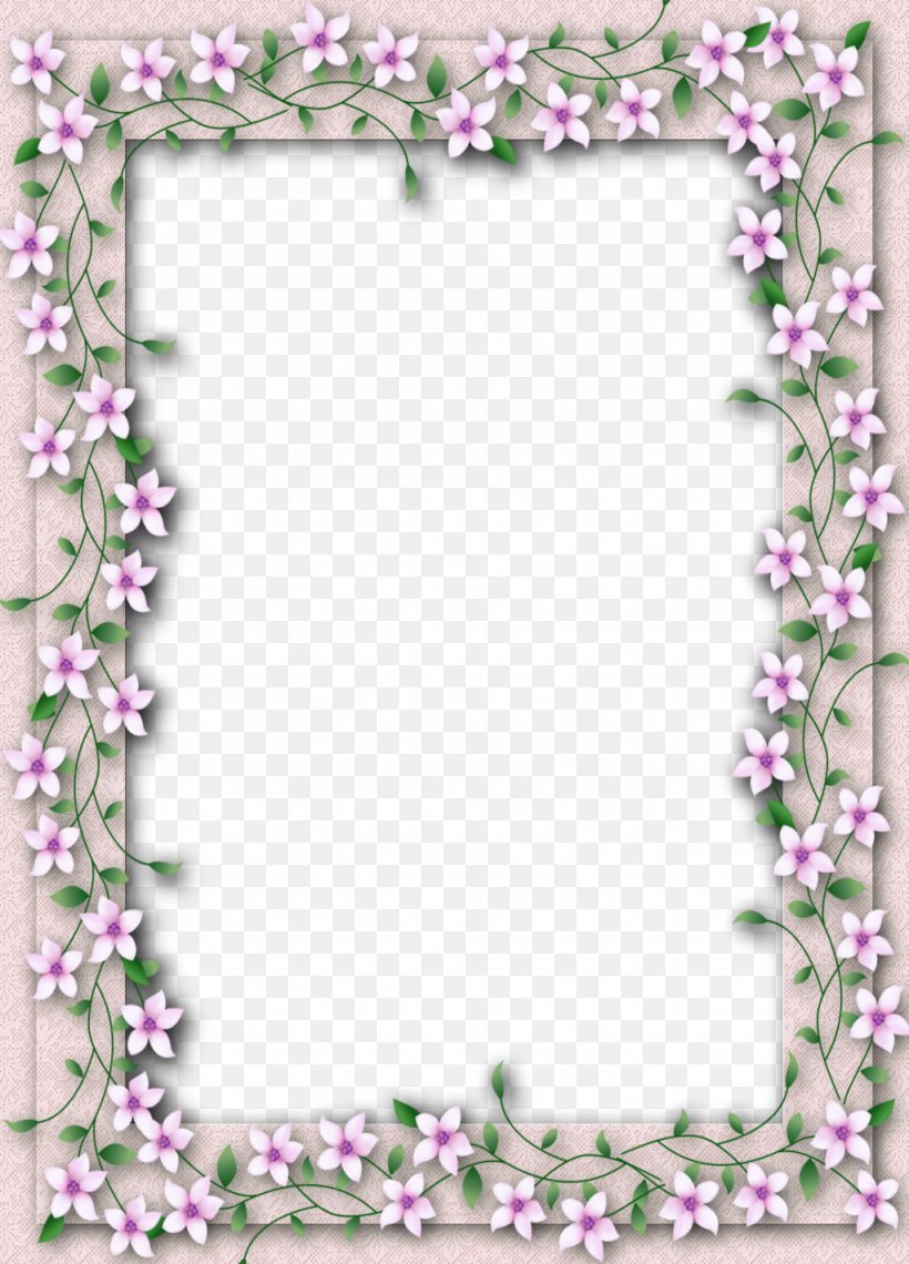 Paper Picture Frames Floral Design Flower Clip Art, PNG, 1024x1424px, Paper, Blossom, Border, Floral Design, Floristry Download Free