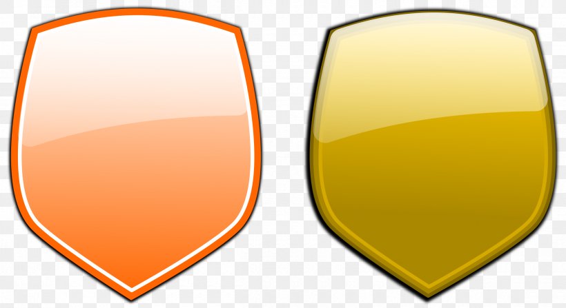Shield Clip Art, PNG, 2400x1310px, Shield, Armour, Knight, Orange, Public Domain Download Free