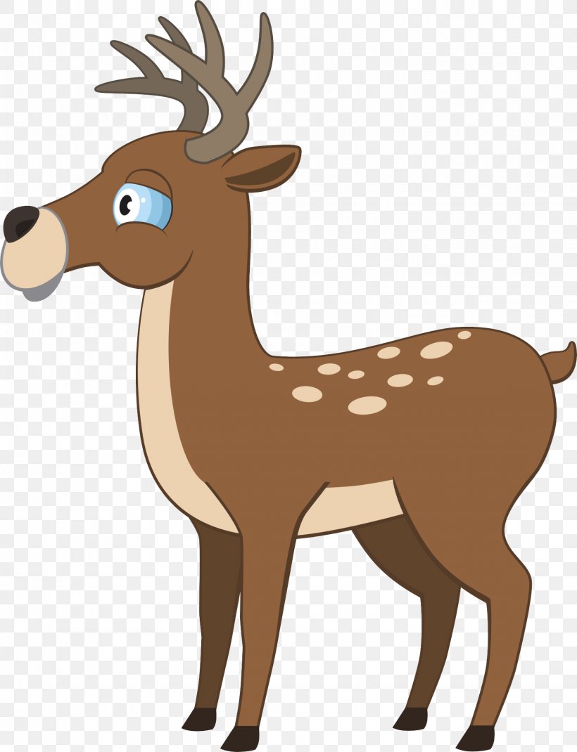 Reindeer Illustration, PNG, 1534x2002px, Deer, Antler, Cartoon, Drawing, Fauna Download Free
