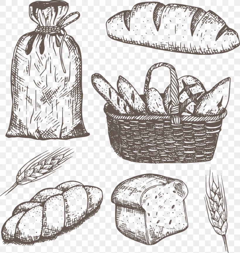 Bakery Drawing U5e7fu544au521bu4f5c, PNG, 881x928px, Bakery, Advertising, Art, Artwork, Basket Download Free