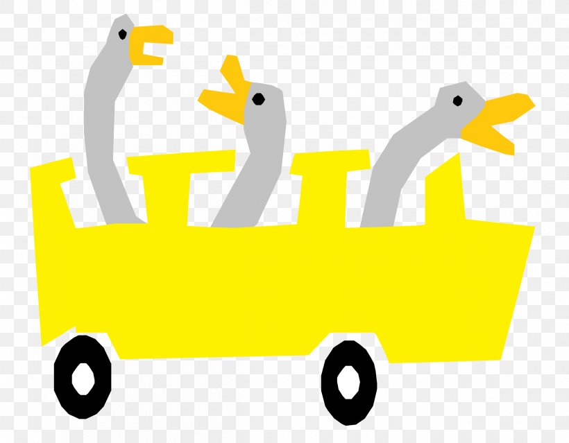 Bus Duck Goose Clip Art, PNG, 2400x1872px, Bus, Area, Beak, Bird, Brand Download Free