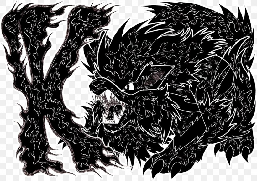 Carnivora Demon White Legendary Creature Font, PNG, 1064x751px, Carnivora, Black, Black And White, Black M, Carnivoran Download Free