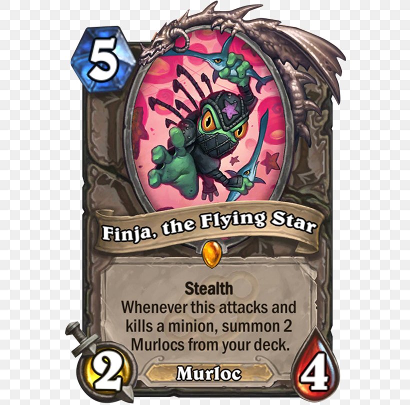 Hearthstone Finja, The Flying Star Murloc Game, PNG, 567x811px, Hearthstone, Battlenet, Blizzard Entertainment, Game, Games Download Free