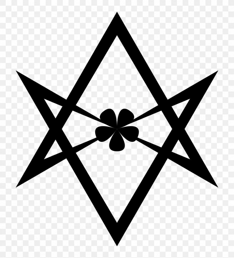 Unicursal Hexagram Thelema Symbol Religion, PNG, 1000x1100px, Unicursal Hexagram, Aleister Crowley, Black And White, Ceremonial Magic, Esotericism Download Free