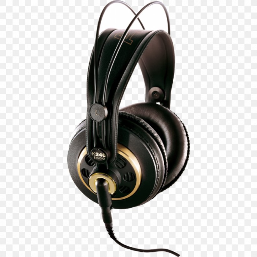 AKG K240 AKG Acoustics Headphones Microphone Audio, PNG, 1000x1000px, Akg K240, Akg Acoustics, Akg K271 Mkii, Audio, Audio Equipment Download Free