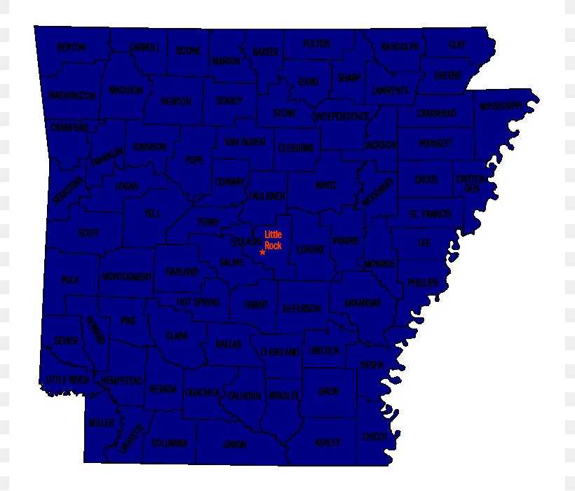 Arkansas Territory Topographic Map Physische Karte, PNG, 793x701px, Arkansas, Area, Blue, Cobalt Blue, Electric Blue Download Free