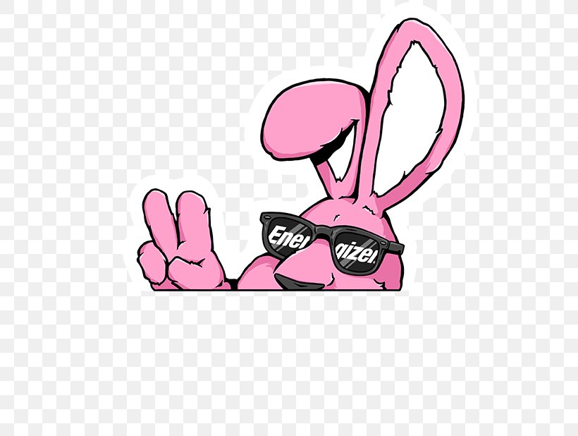 Rabbit Energizer Bunny AppAdvice.com Sticker, PNG, 618x618px, Rabbit, Appadvicecom, Area, Energizer, Energizer Bunny Download Free