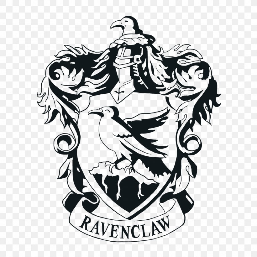 Ravenclaw House Harry Potter T-shirt Hogwarts School Of Witchcraft And Wizardry Rowena Ravenclaw, PNG, 1280x1280px, Ravenclaw House, Art, Black And White, Brand, Clothing Download Free