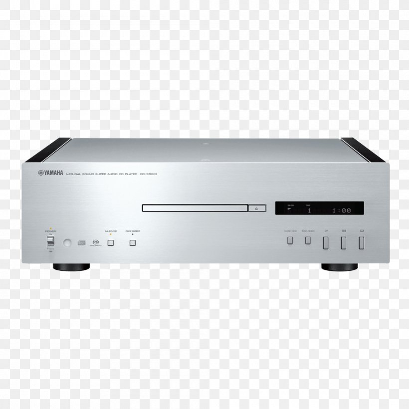 CD Player Compact Disc Super Audio CD Yamaha Corporation High Fidelity, PNG, 1000x1000px, Cd Player, Amplificador, Amplifier, Audio, Audio Power Amplifier Download Free