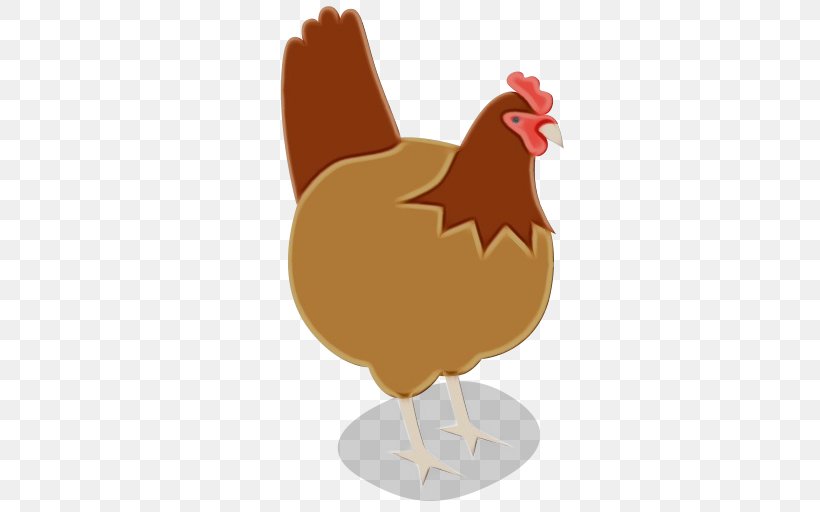 Chicken Rooster Bird Livestock Comb, PNG, 512x512px, Watercolor, Beak, Bird, Chicken, Comb Download Free