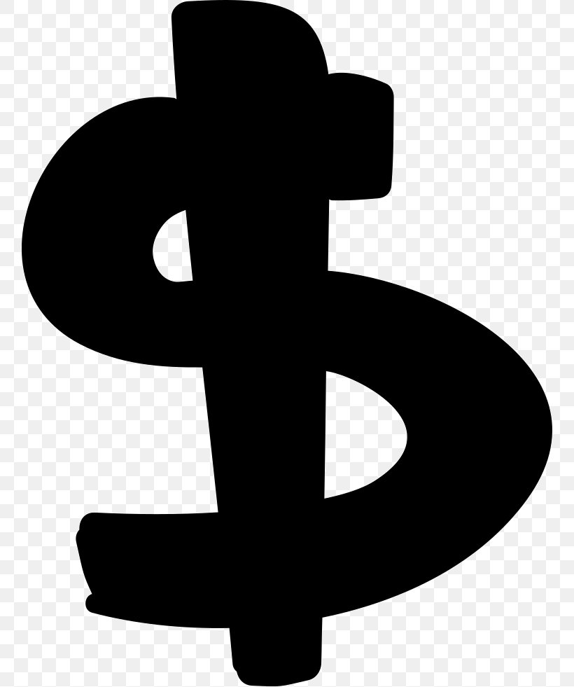 Dollar Sign Currency Symbol United States Dollar, PNG, 759x981px, Dollar Sign, Bank, Black And White, Currency, Currency Symbol Download Free