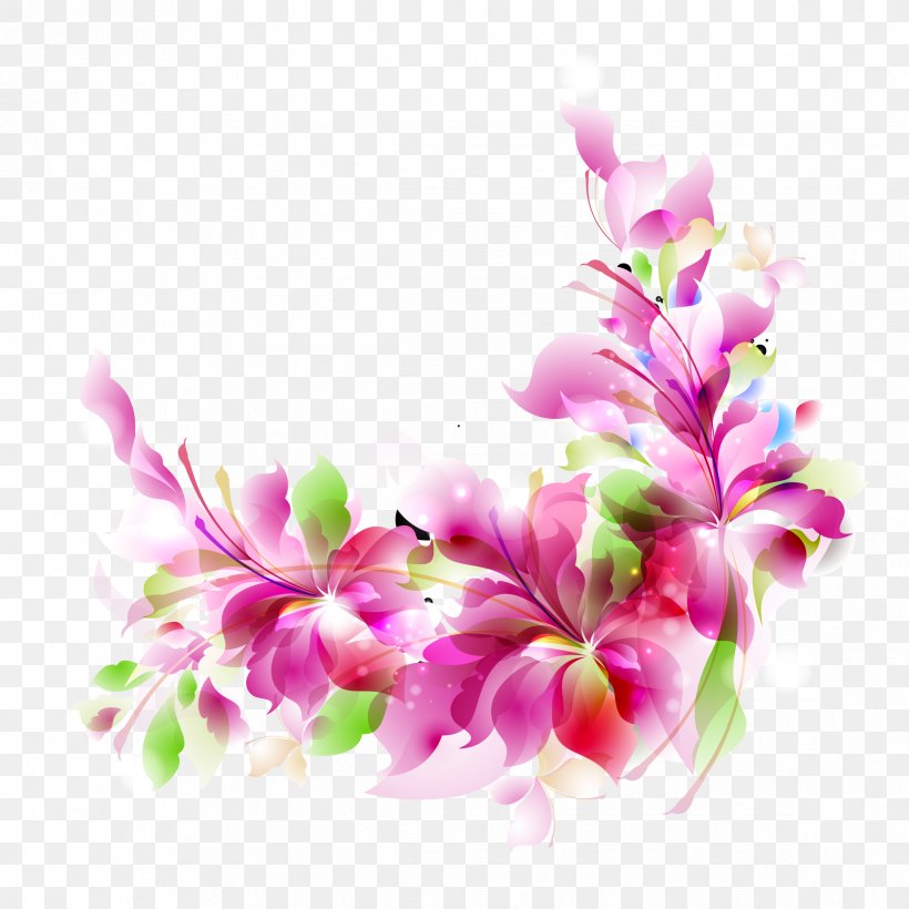 Hand-painted Flowers Download, PNG, 2339x2339px, Flower, Art, Blossom, Branch, Cherry Blossom Download Free