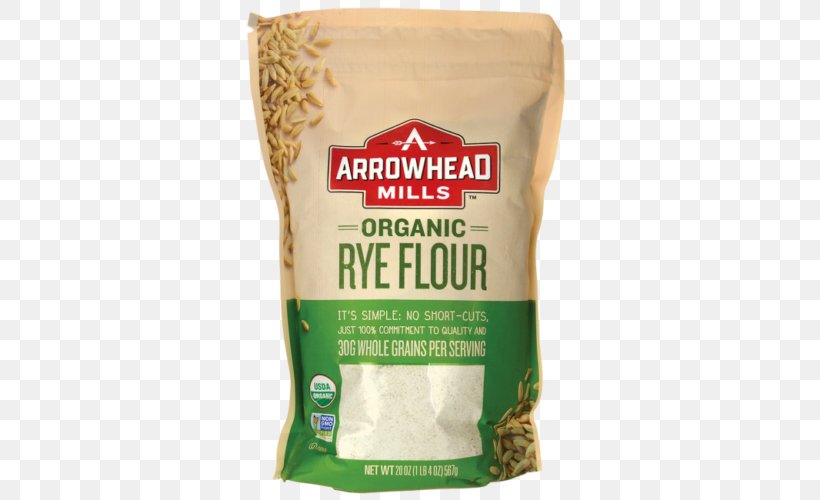 Organic Food Wheat Flour Arrowhead Mills Whole Grain, PNG, 500x500px, Organic Food, Arrowhead Mills, Baking Mix, Cake, Commodity Download Free