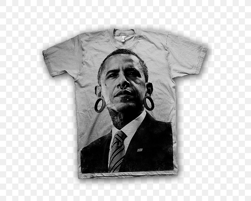 Barack Obama T-shirt Hoodie Dress Clothing, PNG, 564x657px, Barack Obama, Beard, Black And White, Clothing, Dress Download Free