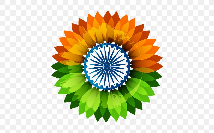 Flag Of India Vector Graphics Download, PNG, 512x512px, India, Ashoka Chakra, Flag, Flag Of India, Flower Download Free