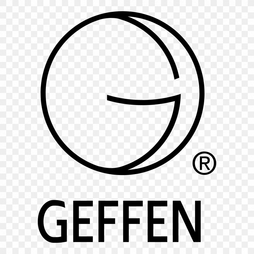 Geffen Records Logo Record Label Interscope Records, PNG, 2400x2400px, Geffen Records, Area, Black, Black And White, Brand Download Free