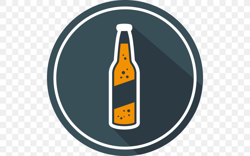 Beer Bottle Glass Bottle Logo, PNG, 512x512px, Beer Bottle, Beer, Bottle, Brand, Drinkware Download Free