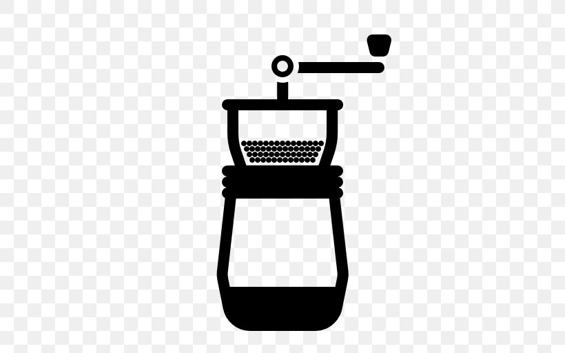 Coffee Cafe Barista Espresso Grinding Machine, PNG, 512x512px, Coffee, Barista, Barista Lavazza, Black, Black And White Download Free