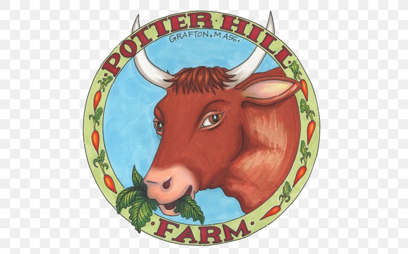 Potter Hill Farm Agriculture Beef Cattle Pasture, PNG, 512x512px, Agriculture, Beef Cattle, Cattle, Cattle Like Mammal, Christmas Ornament Download Free