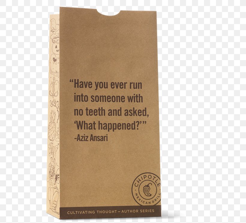 Chipotle Mexican Grill Author Wisdom Bag Toothbrush, PNG, 564x742px, Chipotle Mexican Grill, Author, Aziz Ansari, Bag, Text Download Free