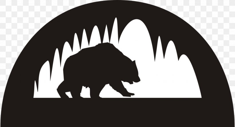 Polar Bear Bears' Cave Clip Art, PNG, 1024x553px, Bear, Bears Cave, Black, Black And White, Brand Download Free