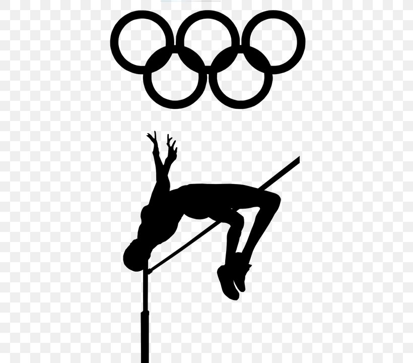 Winter Olympic Games High Jump At The Olympics Clip Art, PNG, 540x720px, Olympic Games, Area, Black And White, Curling, High Jump Download Free