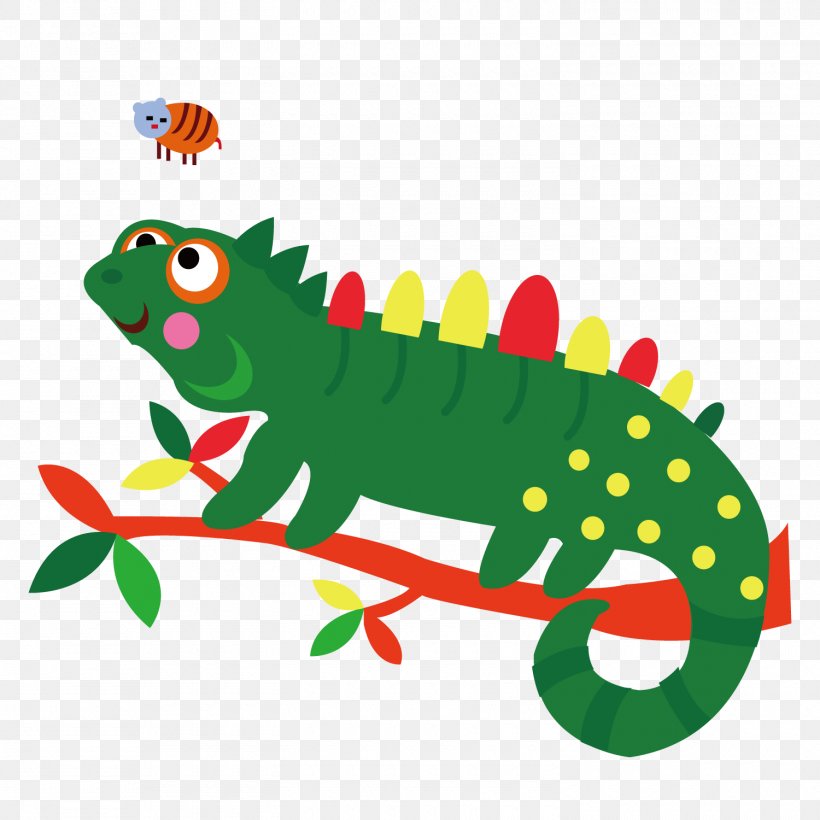 Chameleons Reptile Lizard Clip Art, PNG, 1500x1500px, Chameleons, Amphibian, Area, Cartoon, Drawing Download Free