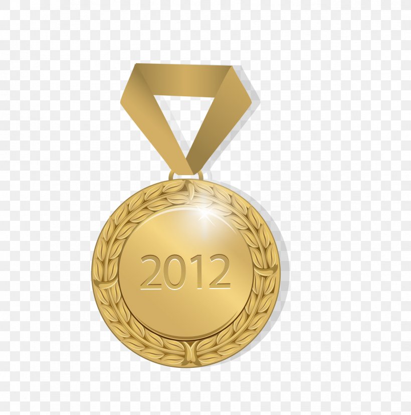 Gold Medal Vecteur, PNG, 1289x1301px, Medal, Award, Brand, Drawing, Gold Download Free