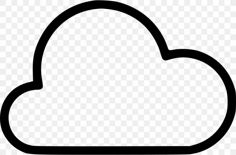 Mostly Cloudy Icon, PNG, 980x646px, Vector Packs, Area, Black And White, Computer Font Download Free