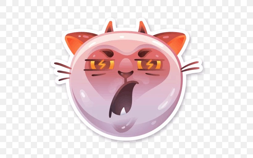 Sticker Telegram Cat Messaging Apps Clash Of Clans, PNG, 512x512px, Sticker, Carnivora, Carnivoran, Cat, Clash Of Clans Download Free