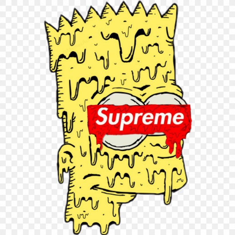 Bart Simpson Supreme T-shirt Homer Simpson Image, PNG, 1024x1024px ...